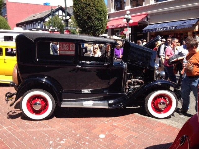 1930 Black Ford Model A 2dr sedan