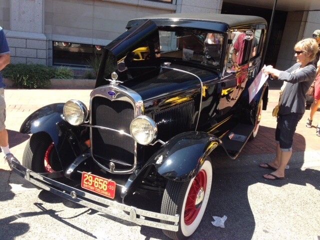 1930 Black Ford Model A 2dr sedan