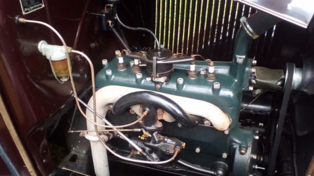 1930 Burgundy Ford Model A Sedan