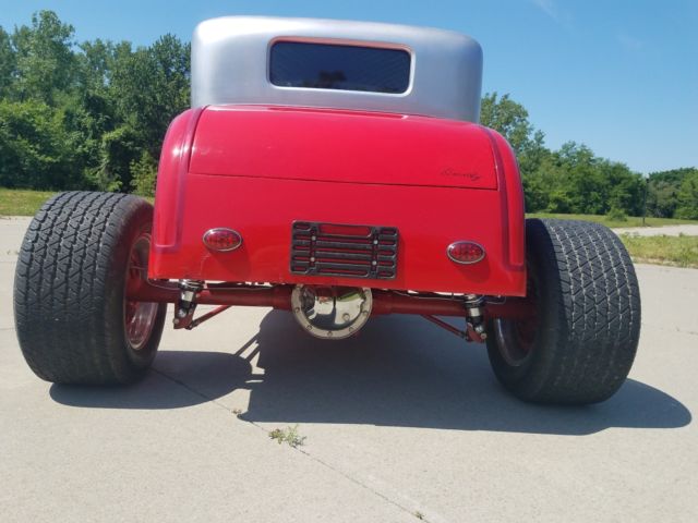 1930 Red Ford Model A Coupe