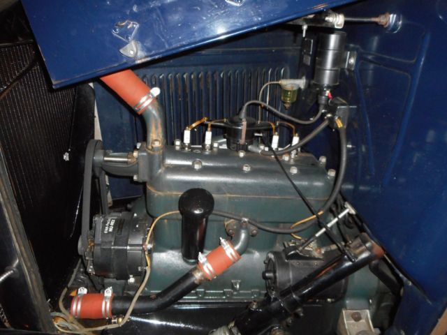 1930 Blue Ford Model A Cabriolet