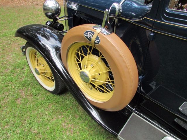 1930 Blue Ford Model A Convertible