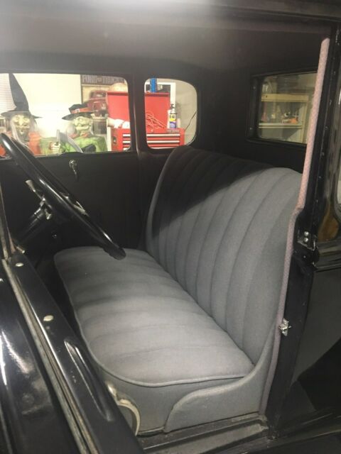 1930 Black Ford Model A Coupe