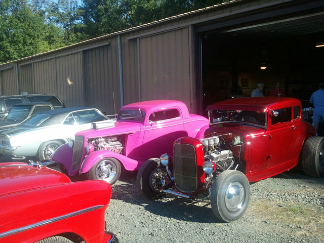 1930 Red Ford Model A Coupe