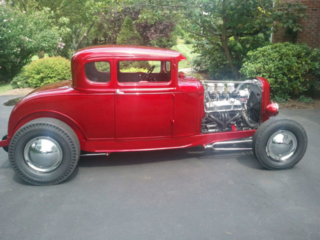 1930 Red Ford Model A Coupe