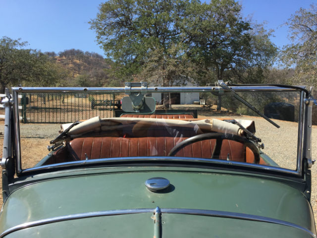 1930 Green/Black Ford Model A Convertible