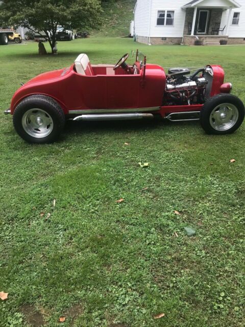 1930 Red Ford Hot Rod Convertible