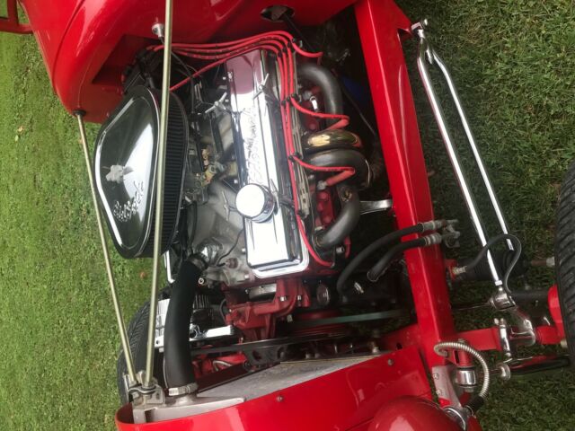 1930 Red Ford Hot Rod Convertible