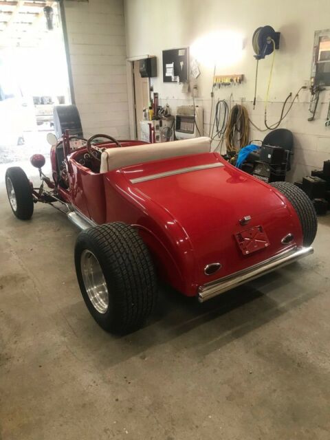 1930 Red Ford Hot Rod Convertible