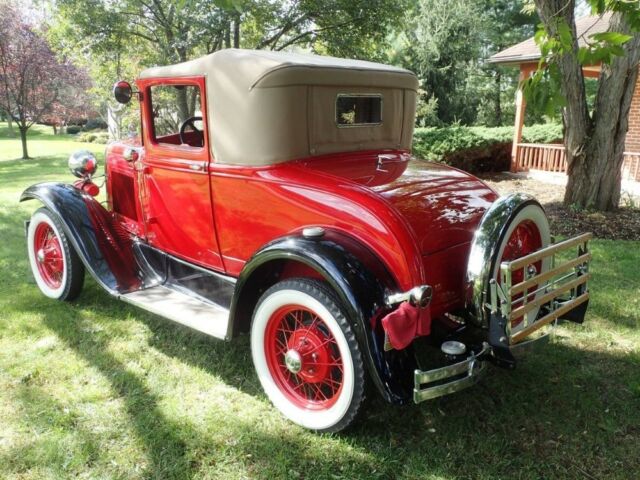 1930 Red Ford Hot Rod / Street Rod 2 Door Coupe