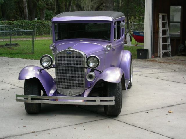 1930 blue metalflake Ford Crown Victoria Coupe