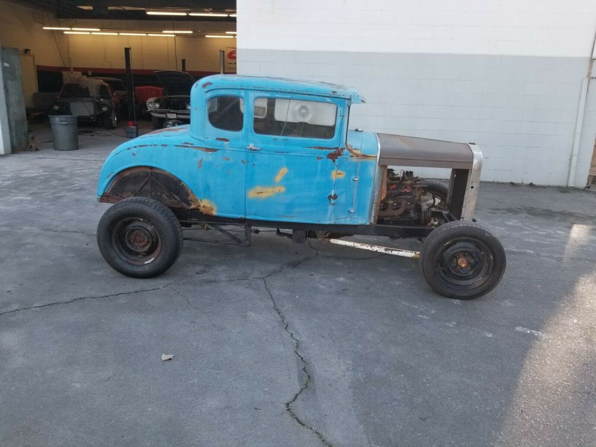 1930 Blue Ford Model A Coupe