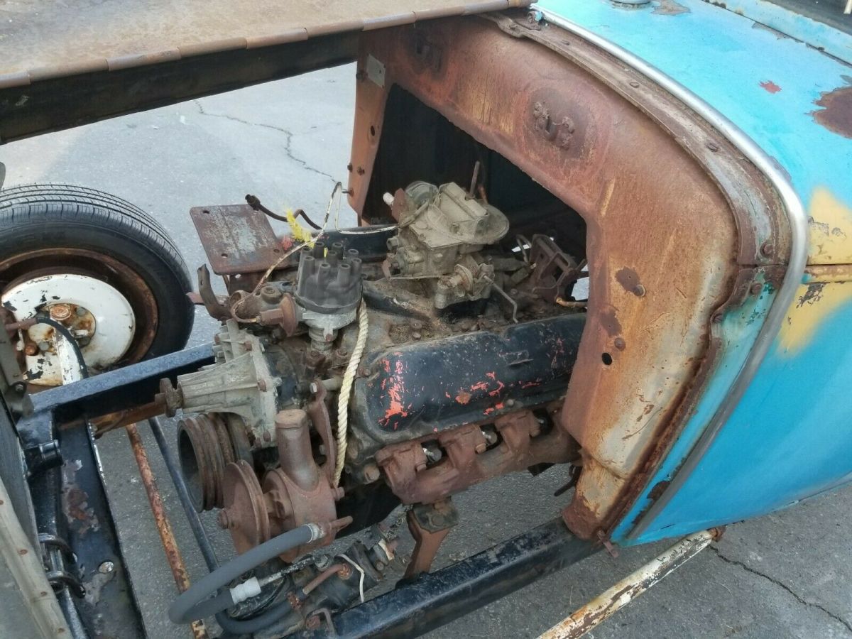 1930 Blue Ford Model A Coupe