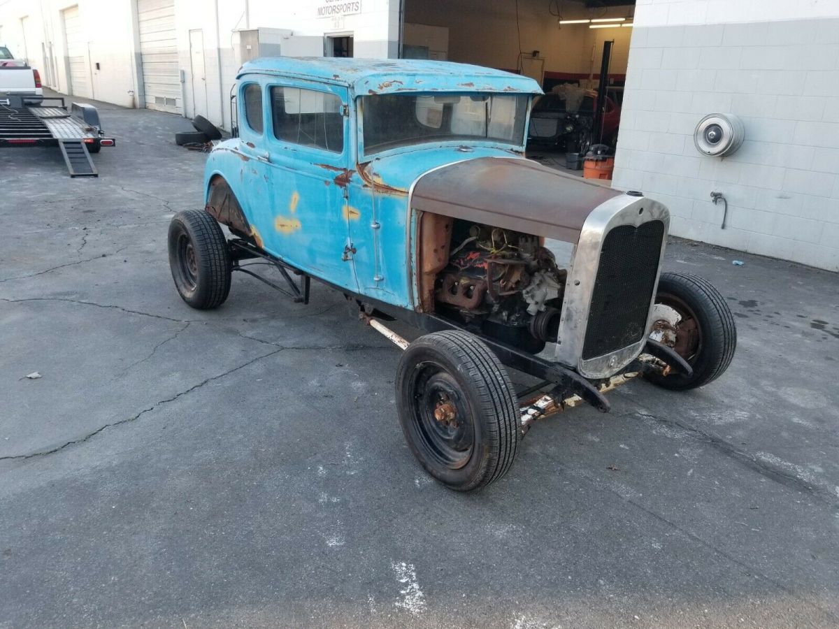 1930 Blue Ford Model A Coupe