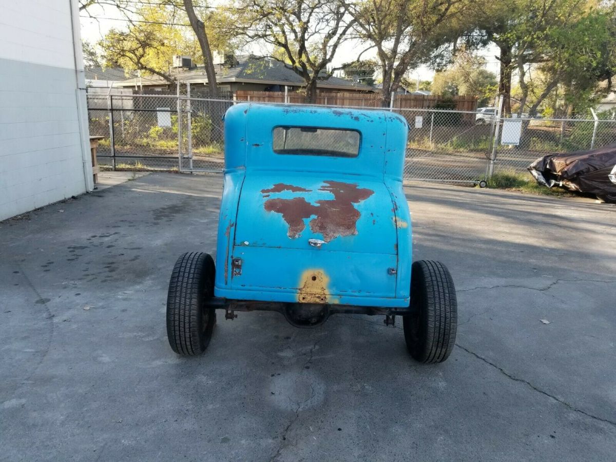 1930 Blue Ford Model A Coupe