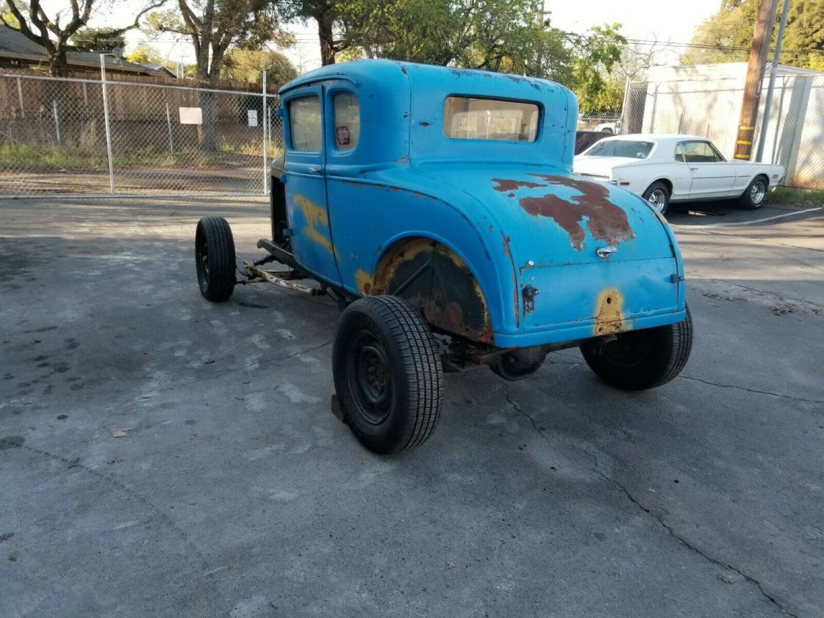 1930 Blue Ford Model A Coupe