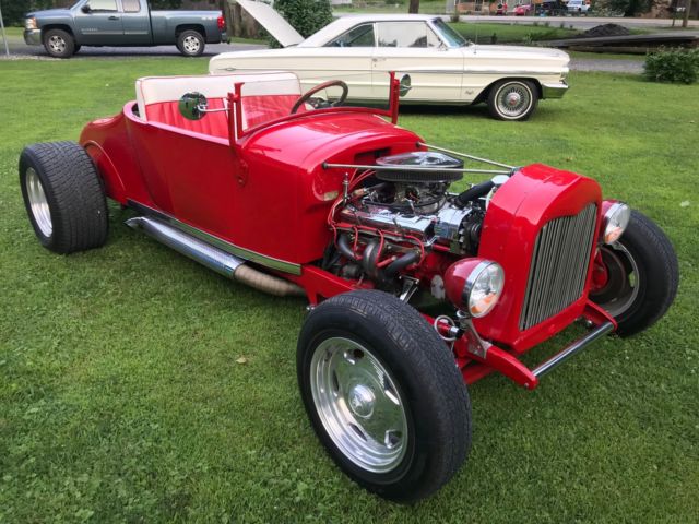 1930 Red Ford Ford Convertible