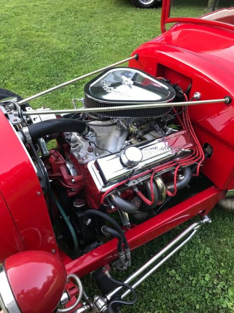 1930 Red Ford Ford Convertible