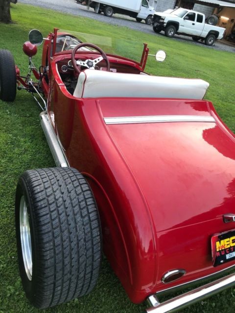 1930 Red Ford Ford Convertible