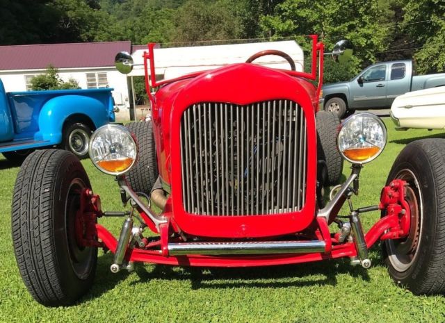 1930 Red Ford Ford Convertible