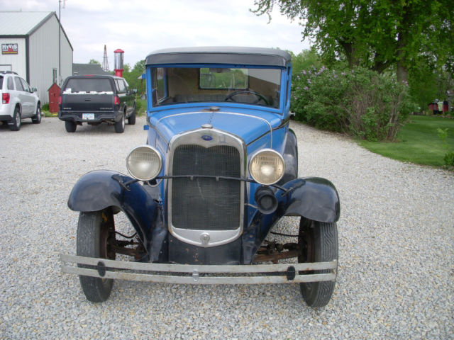 1930 BLUE BLACK Ford Model A 2DR
