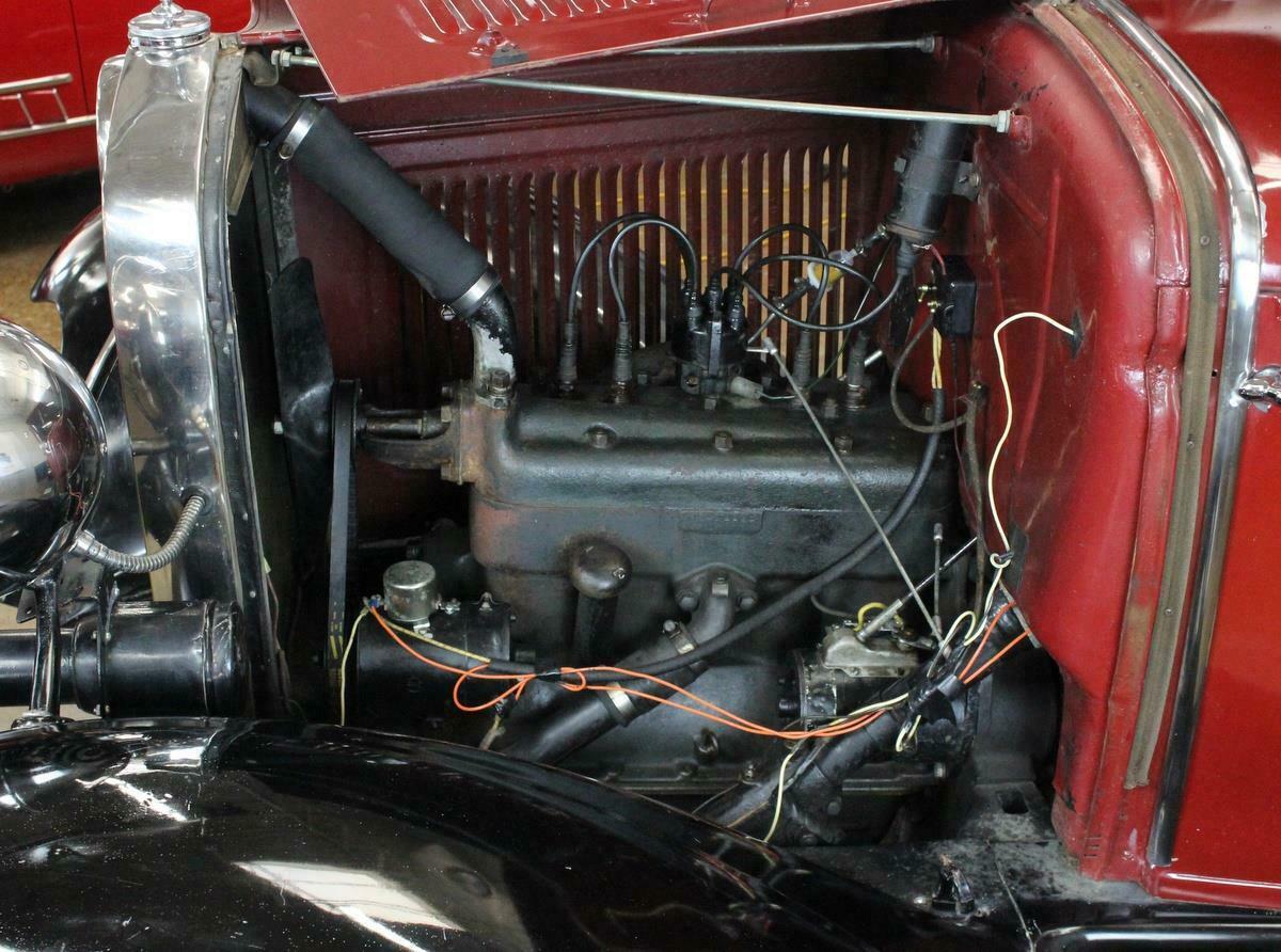 1930 Black Ford Model A 2dr Sedan