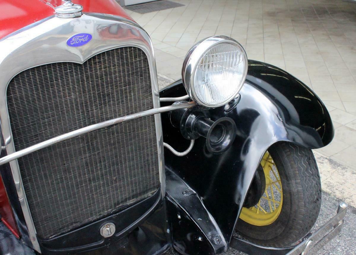 1930 Black Ford Model A 2dr Sedan