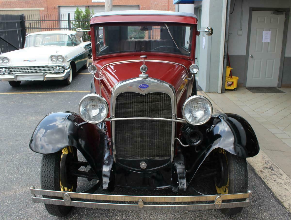 1930 Black Ford Model A 2dr Sedan