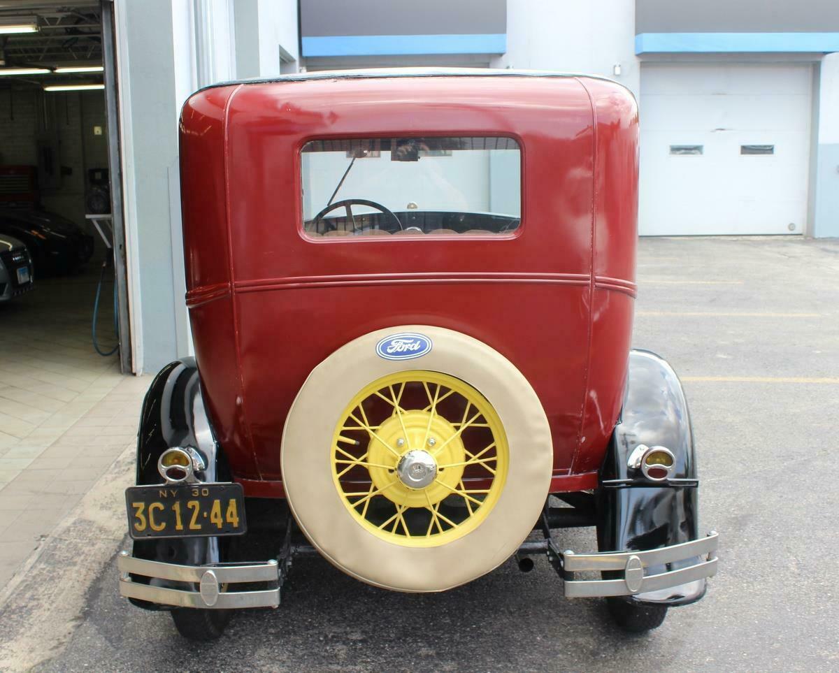 1930 Black Ford Model A 2dr Sedan