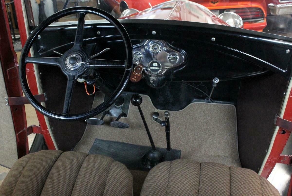 1930 Black Ford Model A 2dr Sedan