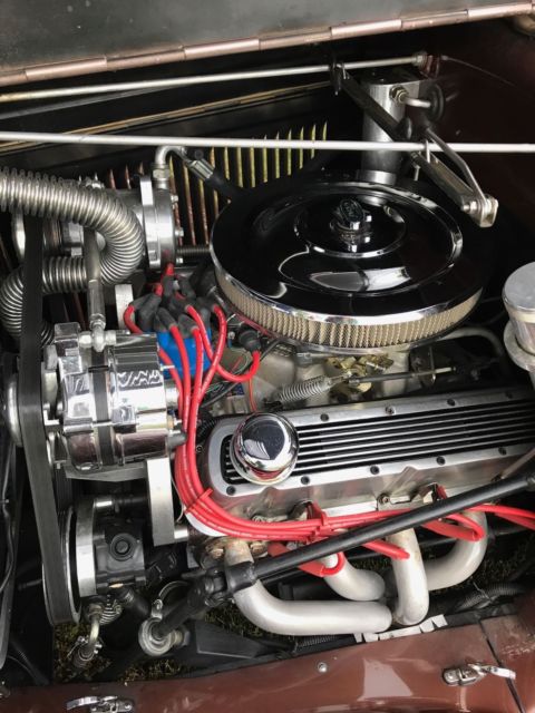 1930 brown metallic/tan metallic Ford Model A Sedan