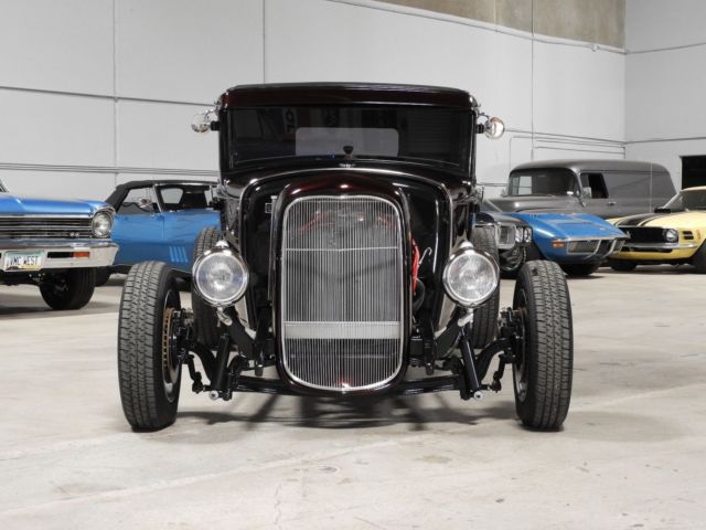 1930 Black Cherry Ford Model A Coupe