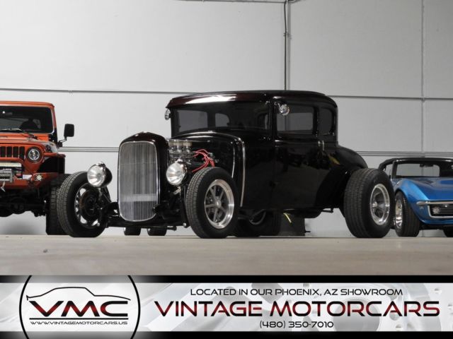 1930 Black Cherry Ford Model A Coupe
