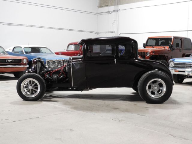 1930 Black Cherry Ford Model A Coupe
