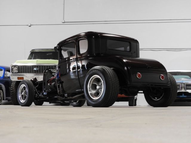 1930 Black Cherry Ford Model A Coupe