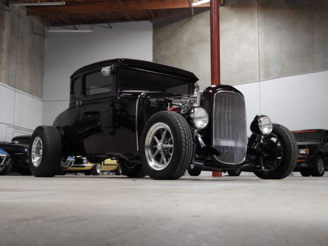 1930 Black Cherry Ford Model A Coupe