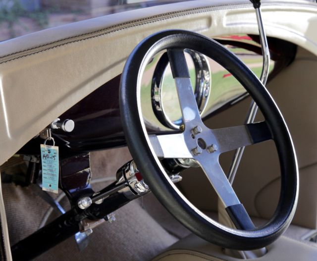 1930 Black Cherry Ford Model A Coupe