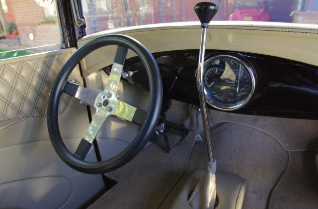 1930 Black Cherry Ford Model A Coupe
