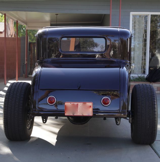 1930 Black Cherry Ford Model A Coupe