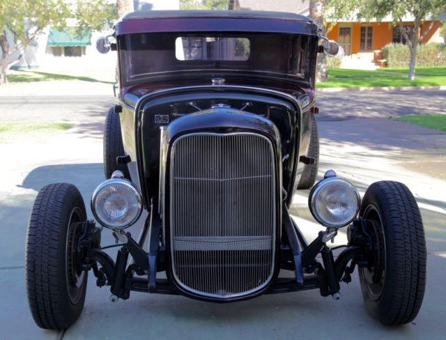 1930 Black Cherry Ford Model A Coupe