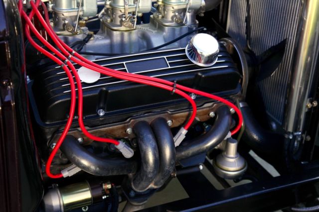 1930 Black Cherry Ford Model A Coupe