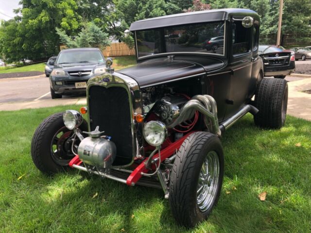 1930 Black Ford Model A Coupe