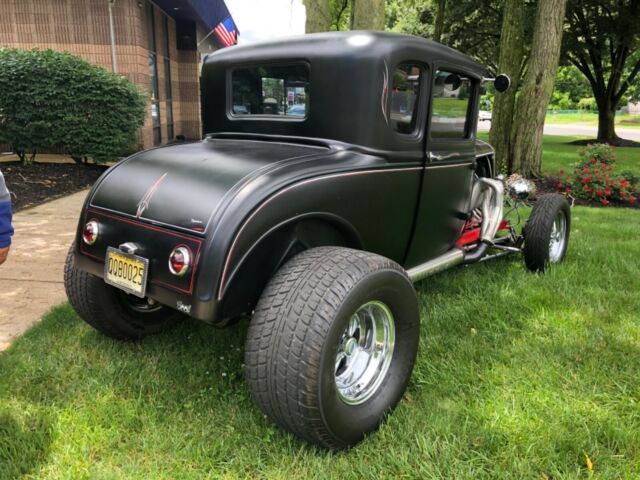 1930 Black Ford Model A Coupe