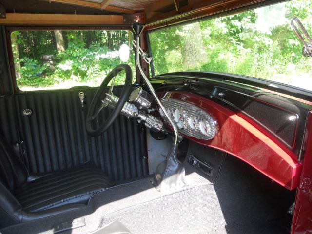 1930 Bordeaux Ford Model A Sedan