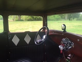 1930 Red Oxide primer Ford Model A Coupe