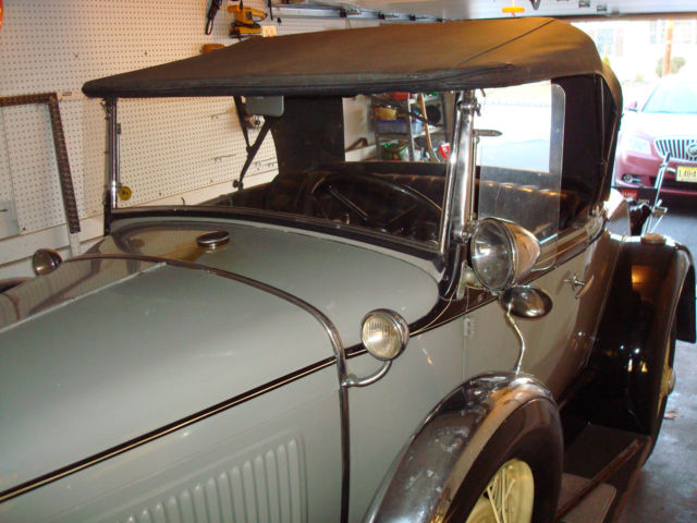 1930 Gray Ford Model A Convertible