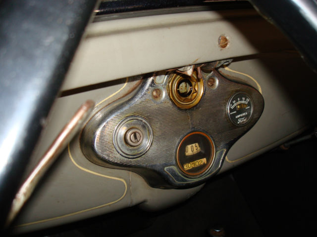 1930 Gray Ford Model A Convertible