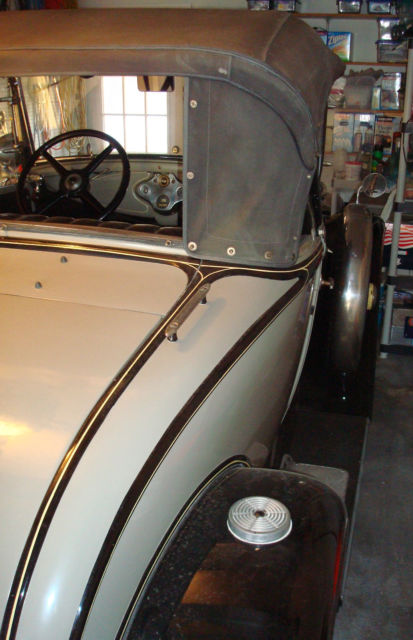 1930 Gray Ford Model A Convertible