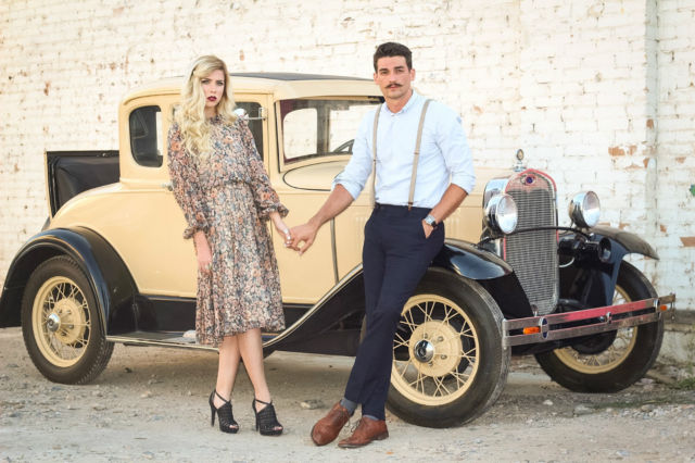 1930 Beige/tan Ford Model A