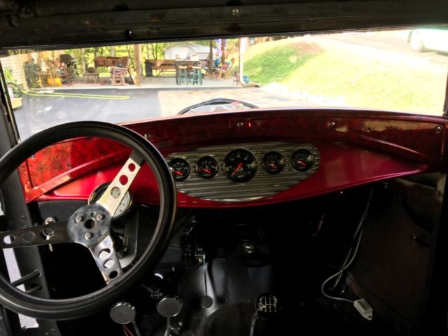 1930 Black Ford Model A Coupe